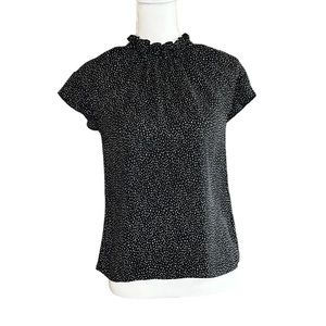 Express Black with Whit Polka Dot Shirt